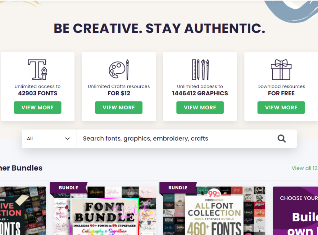 creative fabrica home page deals