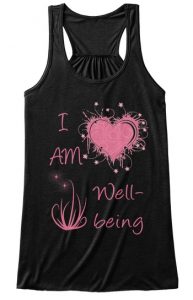 I AM Well-Being Black Tank-image