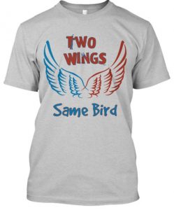 Politics Two Wings Same Bird Light Tee-image